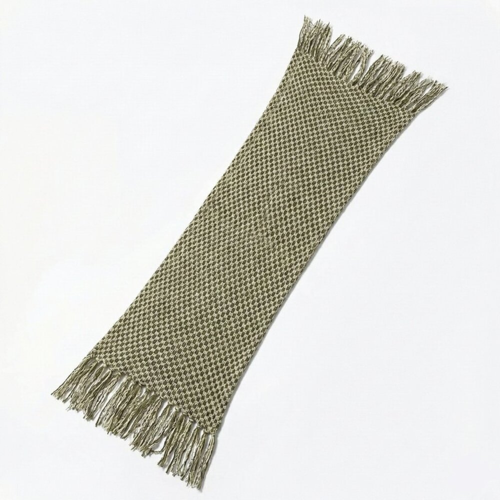 Beige loose link Ultrasoft Double Loop Scarf
